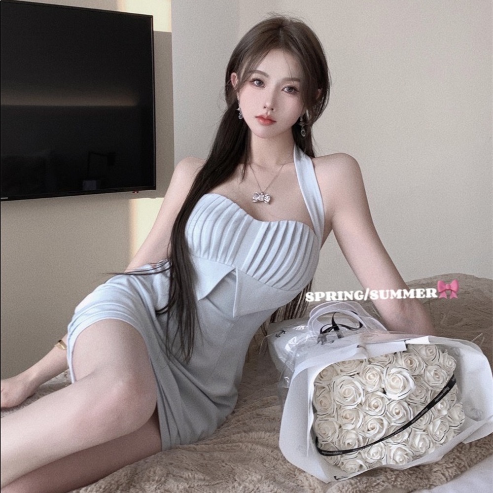 Baby Blue mini dress